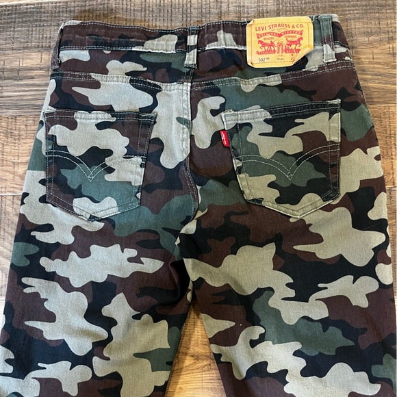 LEVI’s Camo 502 Jeans, Size 14 Reg, Waist 27 Length 29 - Picture 2 of 6